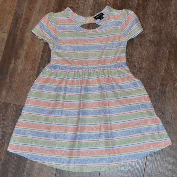 Picapino Other - Picapino Dress - Orange, Blue and Green Stripes